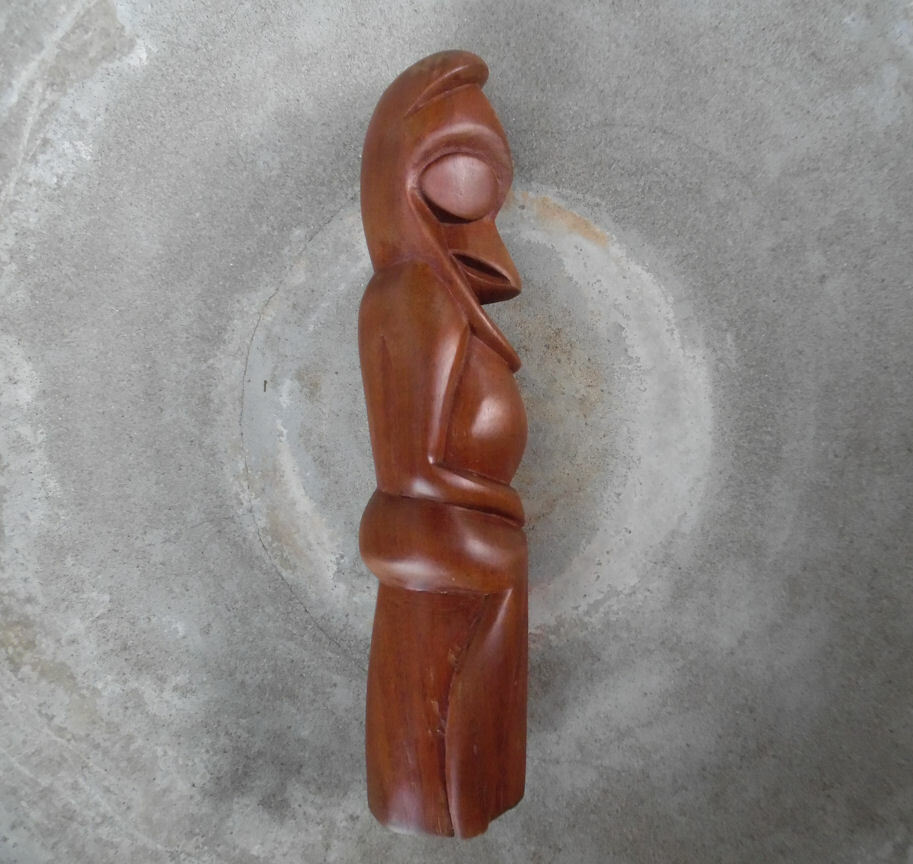 CARVED WOOD FIGURE VANUATU AMBRYM ISLAND SOUTHWEST PACIFIC OCEANIC TRIBAL ART