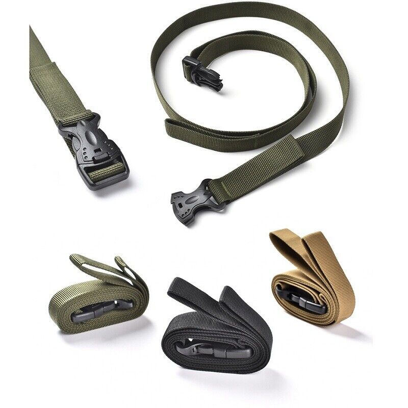 2 PCS Luggage Straps Suitcase Belt Adjustable Packing Camping Travel Supply