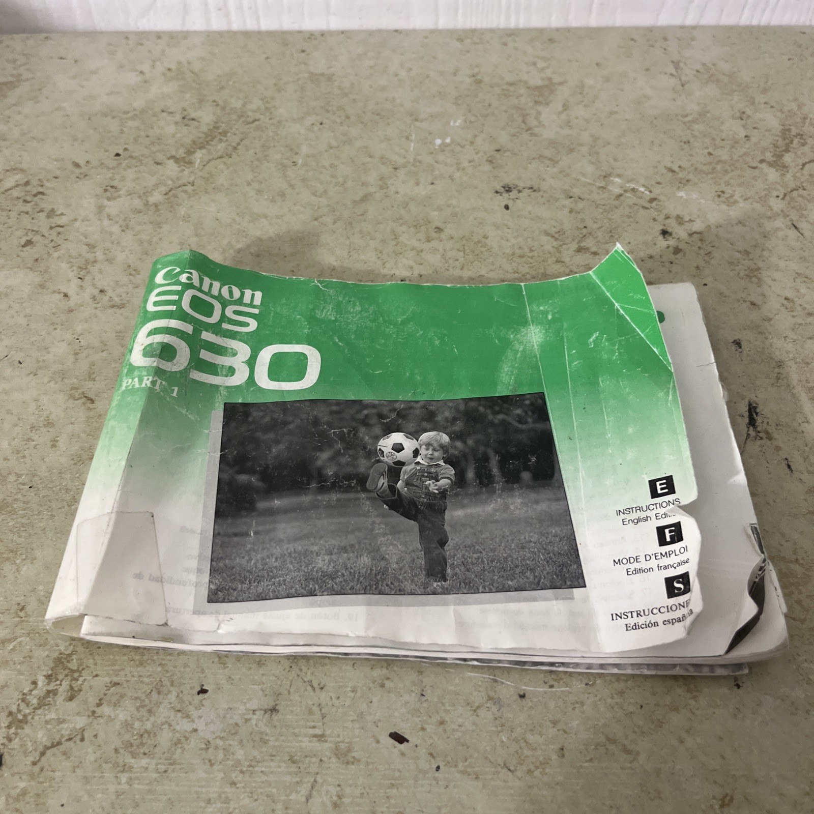 Canon Camera EOS 630 Part I Instruction Manual  Guide