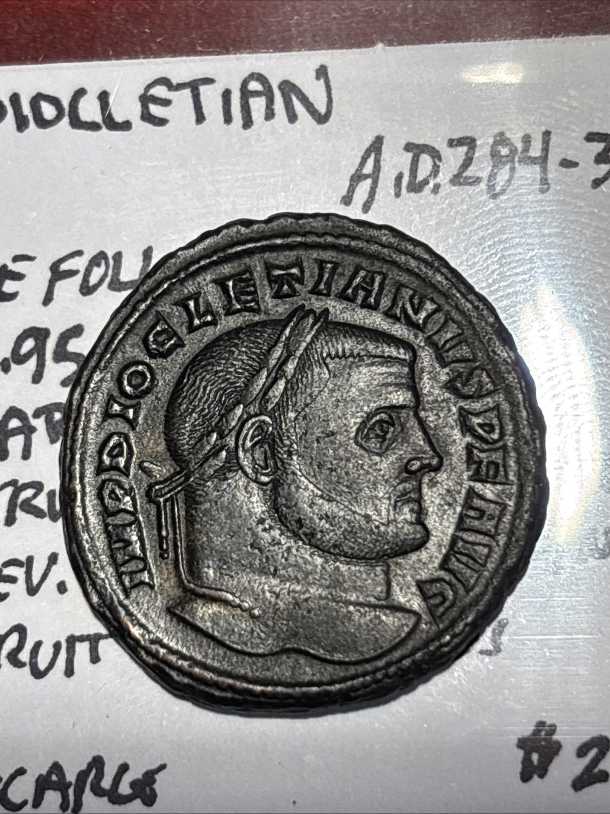 DIOCLETIAN 299AD Ae Follis Authentic Ancient Roman Coin Rev Carthago