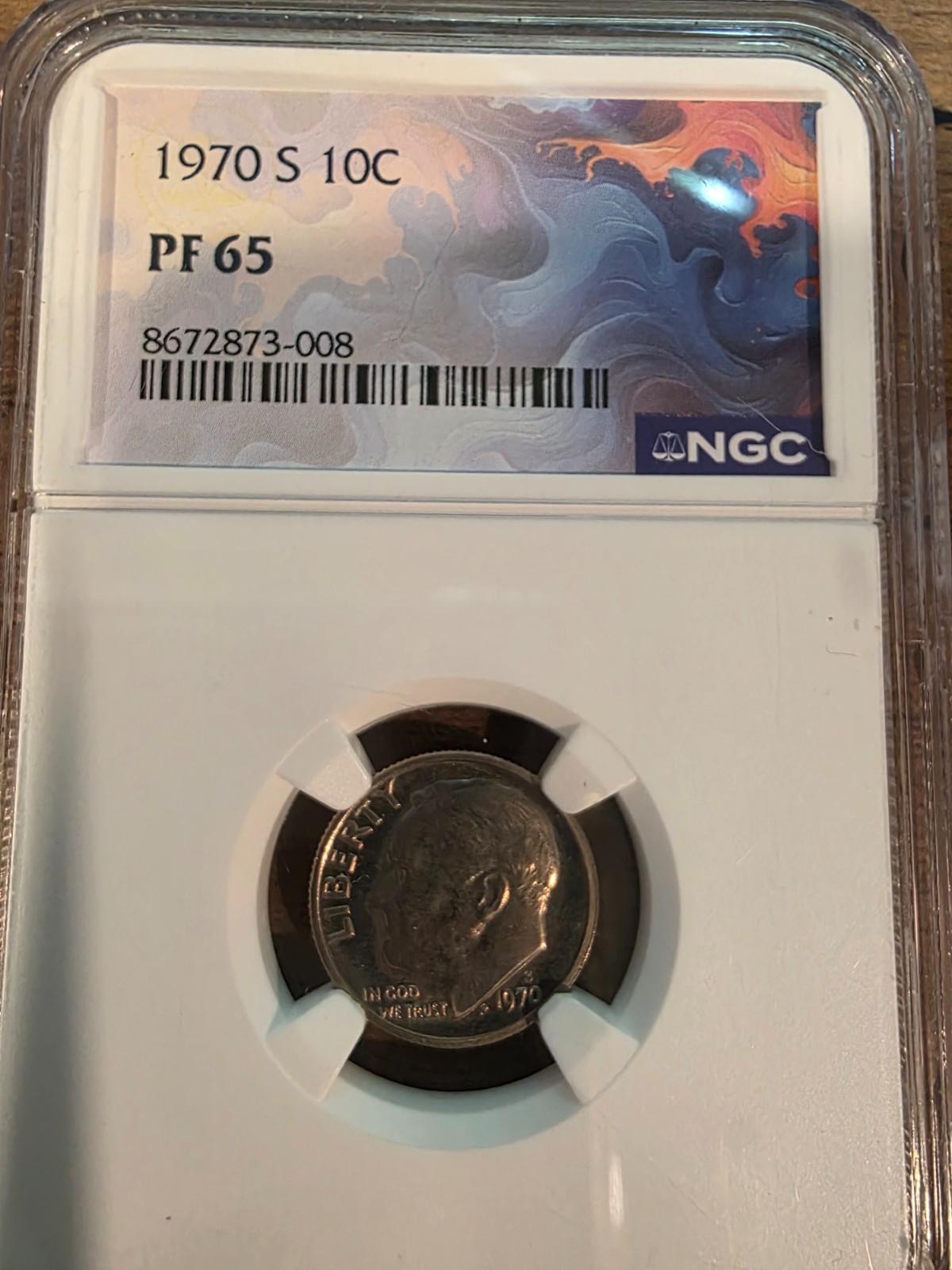 1970 S 10c NGC Pf65 DIME