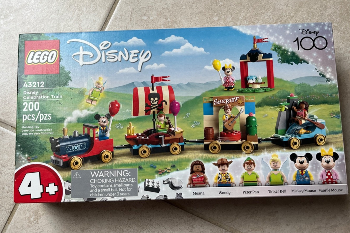 LEGO Disney: Disney Celebration Train (43212) New in Sealed Box!