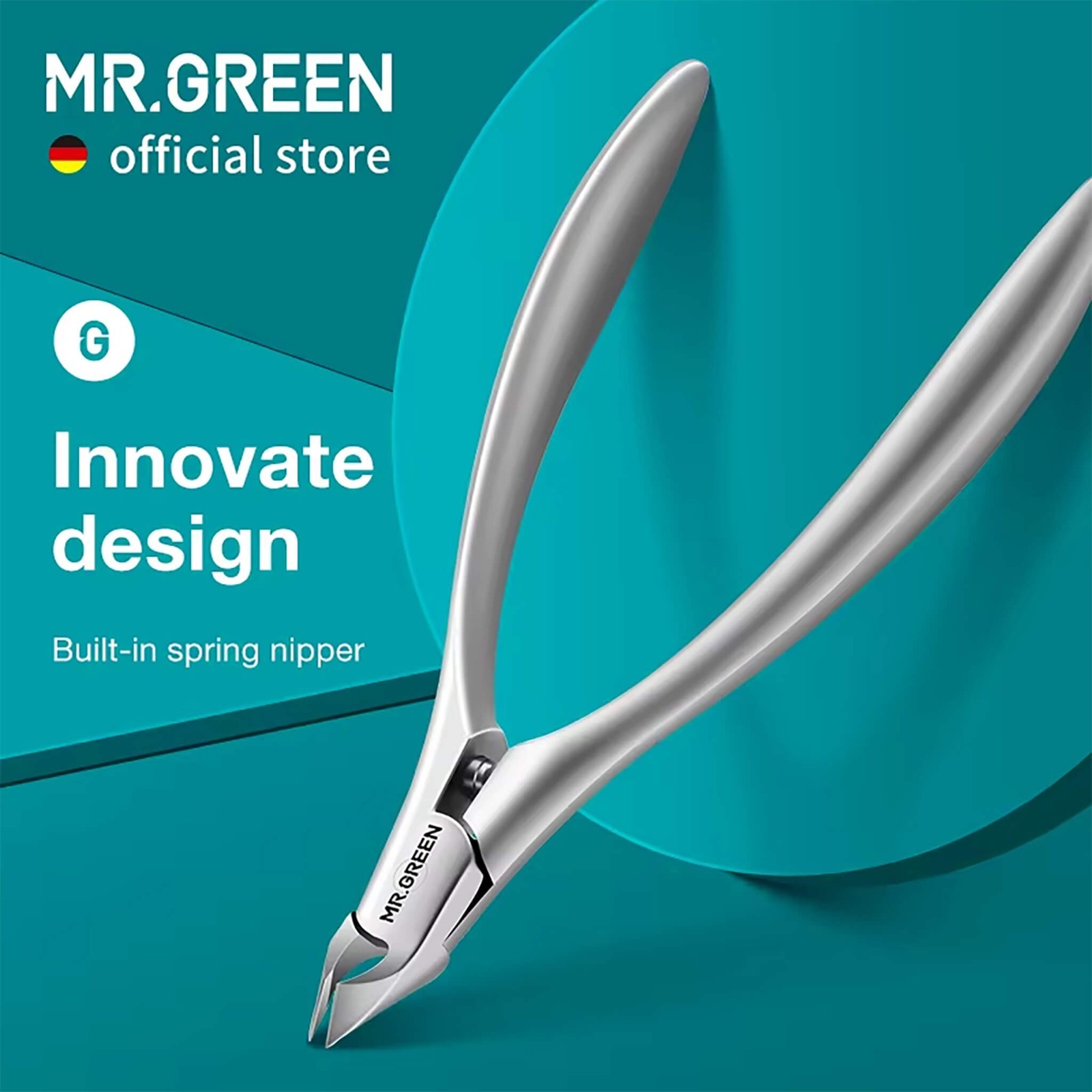 MR.GREEN Precision Cuticle Nippers Steel Tool