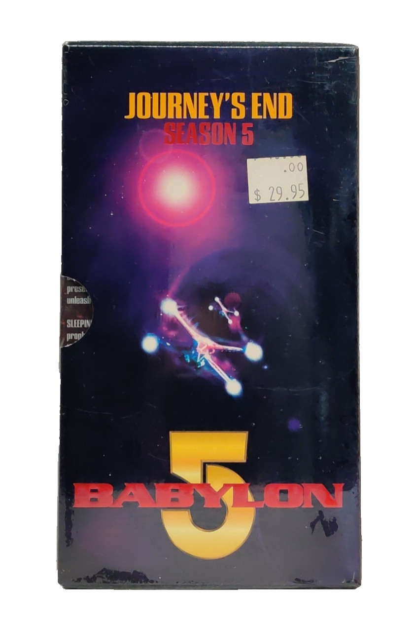 Babylon 5 Season 5 Journey’s End VHS Tapes Vol 5.11-5.12 NOS Sealed Sci-Fi Set