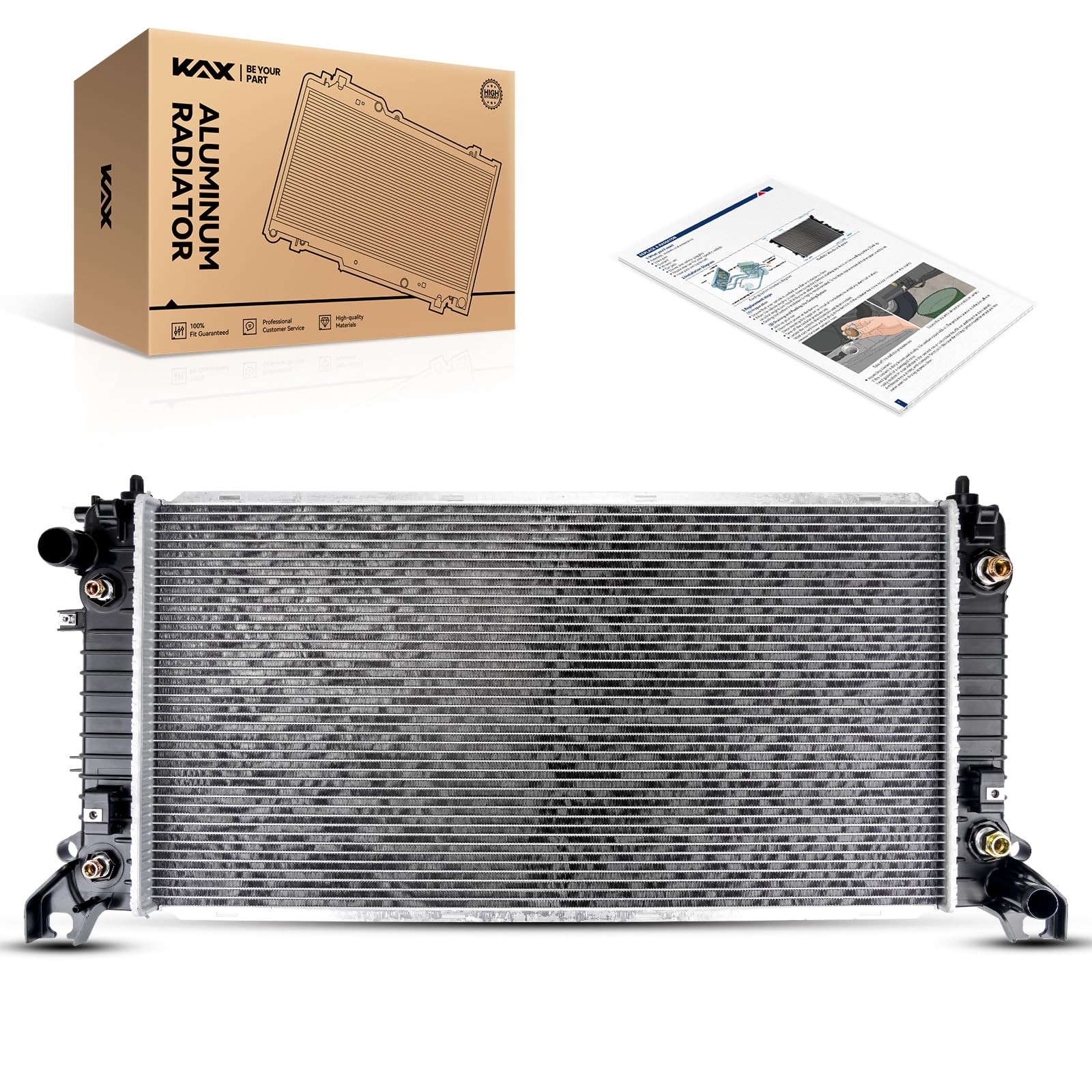 Car Engine Radiator Compatible with 2015 Escalade ESV Tahoe Suburban Yukon 1500