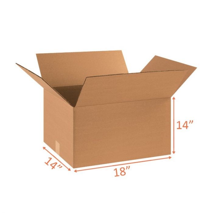 18x14x14 Size Shipping and Packing Box (2 Pack)