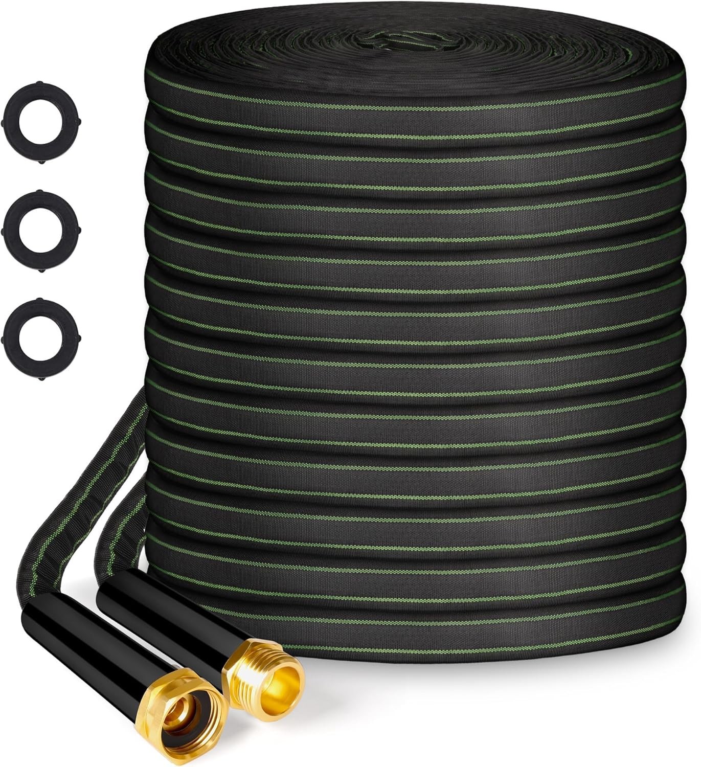 Garden Hose 100ft Flexible Water Hose Non-Expandable High Pressure Kink-Free Lea