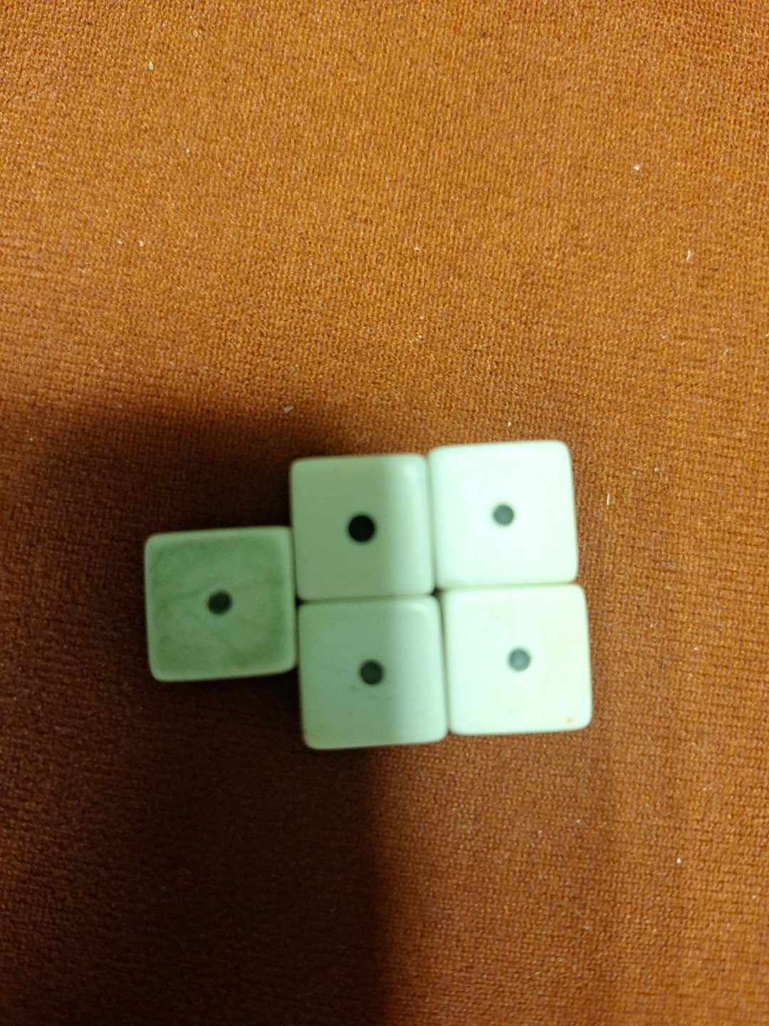 Vintage Mini Dice Set Of 5 (20•GH)