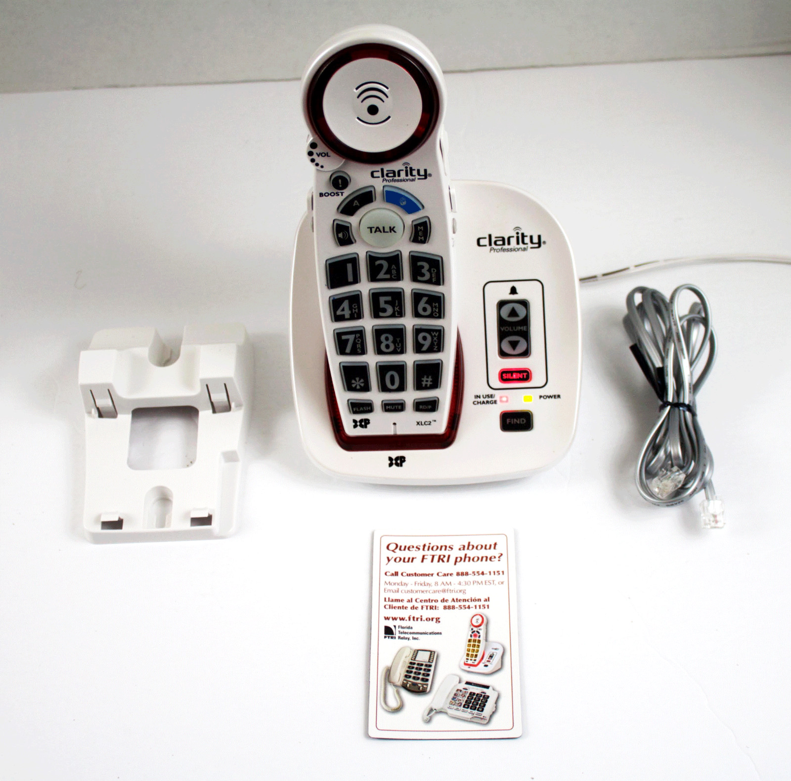 Clarity Professional XLC2 Big Button Amplified Cordless Phone