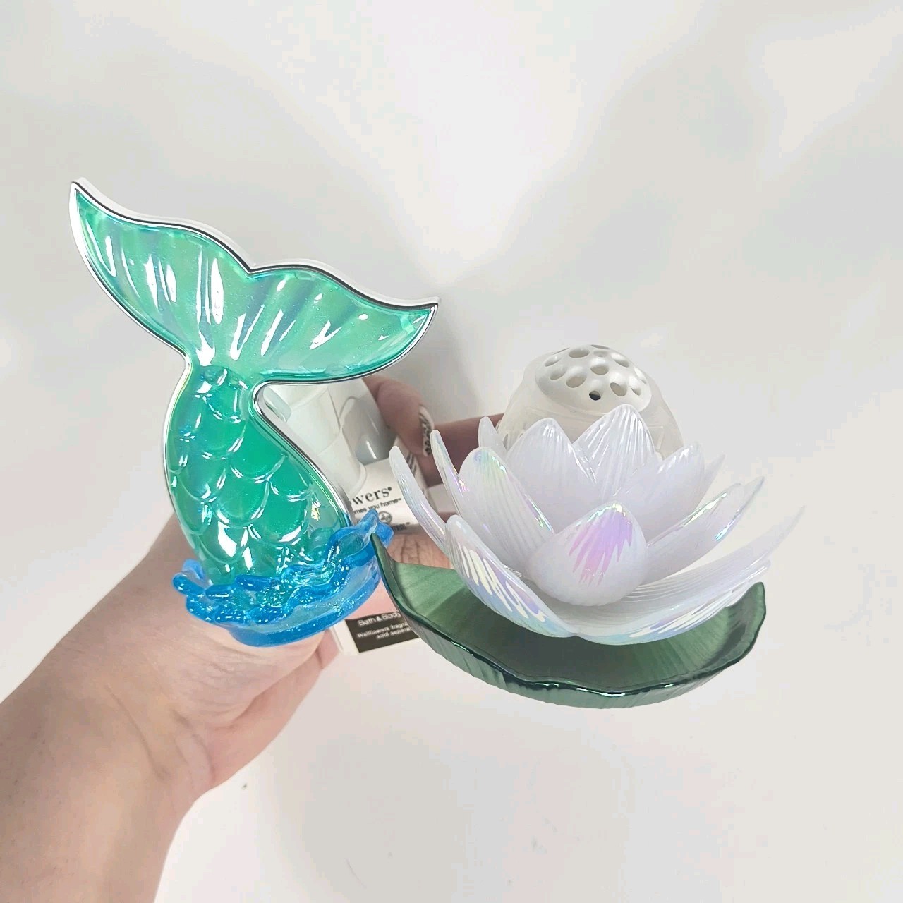 Bath & Body Works Wallflowers Plug In Ariel Mermaid & Tiana Lotus Disney Princes