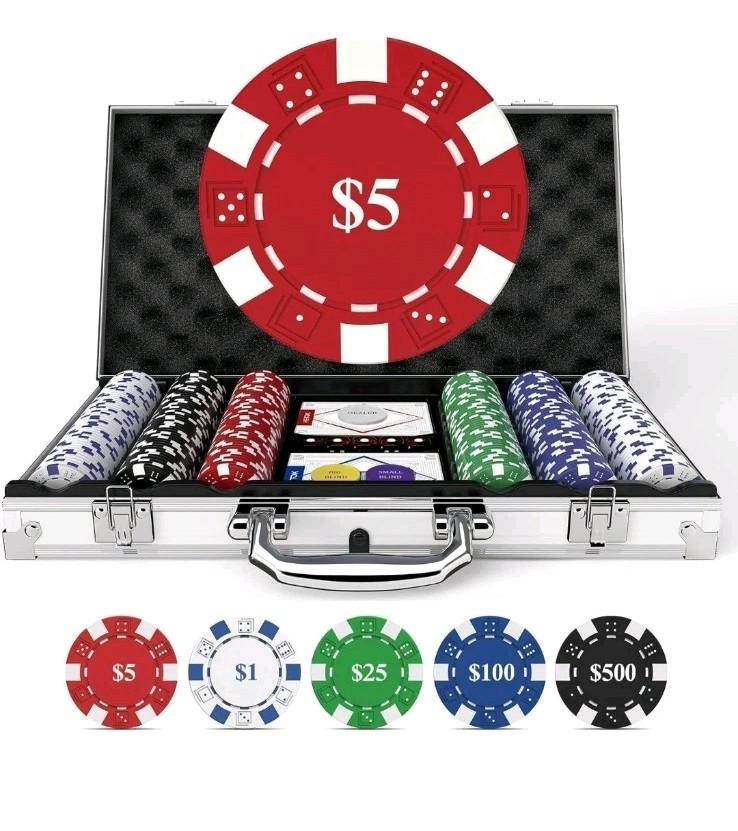 300-Piece Numbered Poker Chip Set – 11.5g Heavyweight Casino Style Chips with 