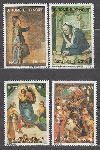 Sao Tome And Principe - Yvert 970/3 ** Mnh Christmas