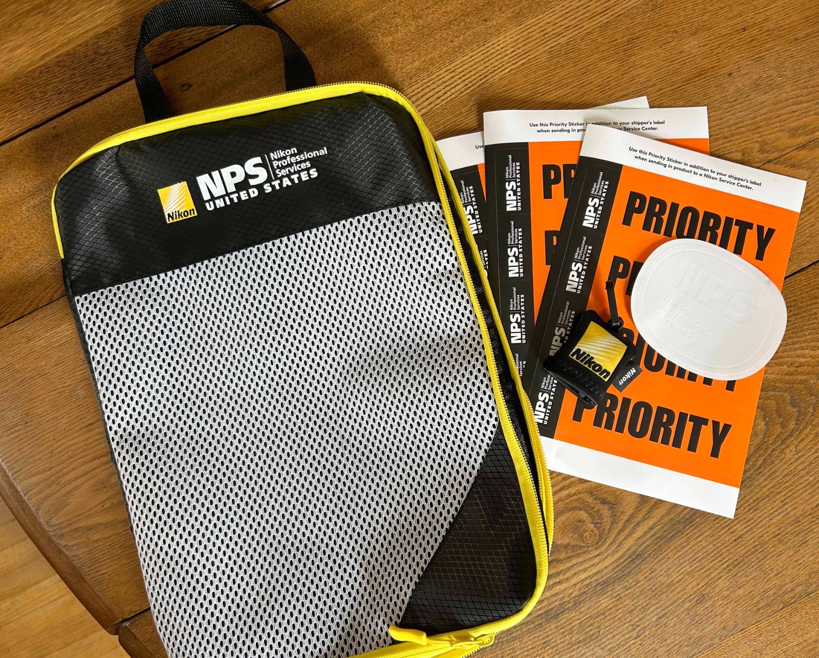 Nikon NPS laptop bag case stickers - NEW