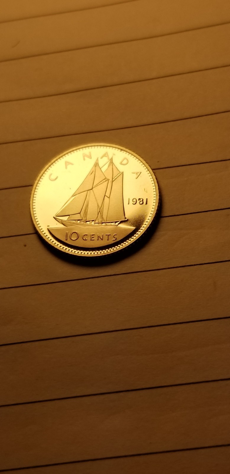 1981 Canada 10 Cents Coin Mint Grade Beauty Idab1.