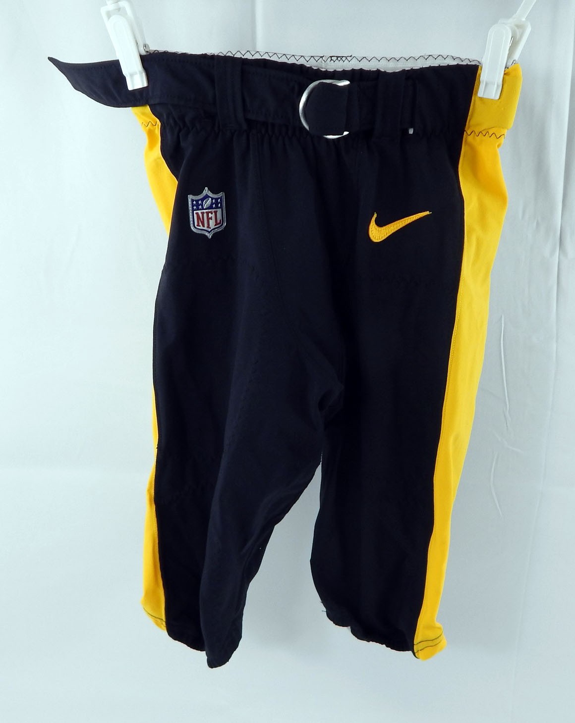 Pittsburgh Steelers #57 Game Used Black Pants Color Rush 30 348