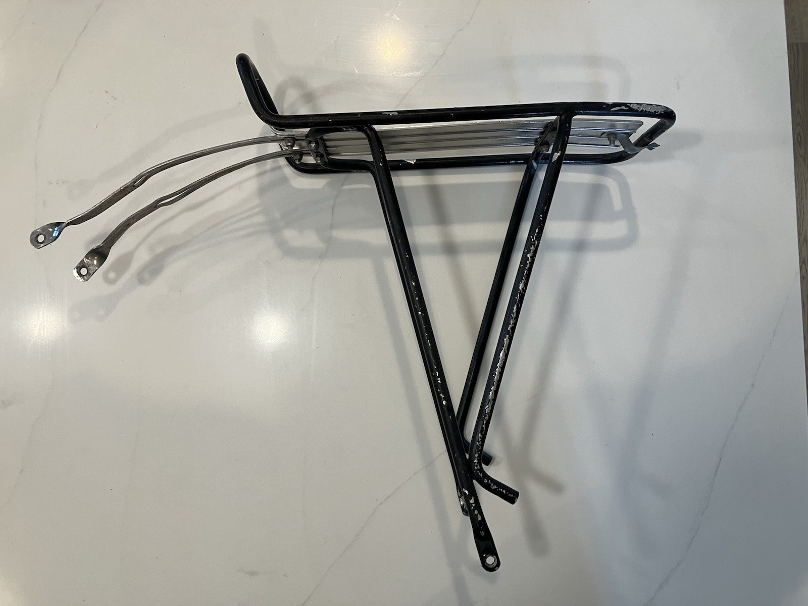 Inline Rear Bike Rack Bicycle Mountain Biking Camping Aluminum Cargo Carrier