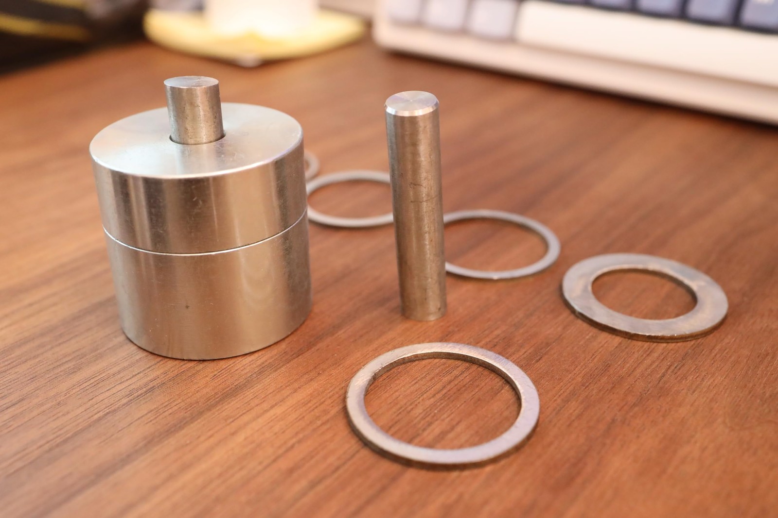 Coin Ring Puncher & Spacer Set | Punch Hole Coin Jewelry Making Tool | 6 Punc...