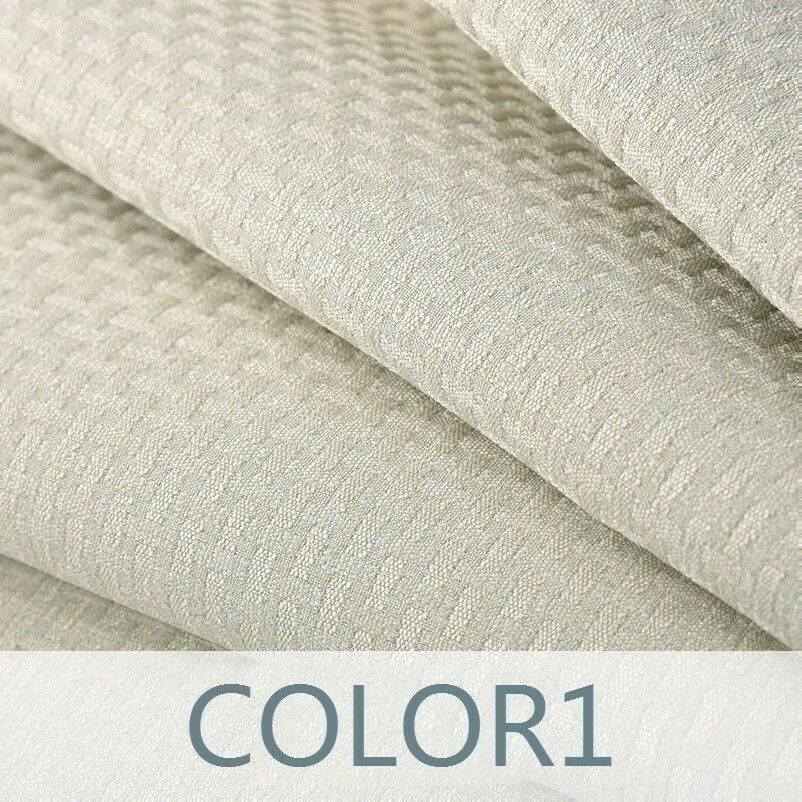 Textured Plain Weave Sofa Fabric Furnishing Upholster Drapery Curtain Cloth DIY
