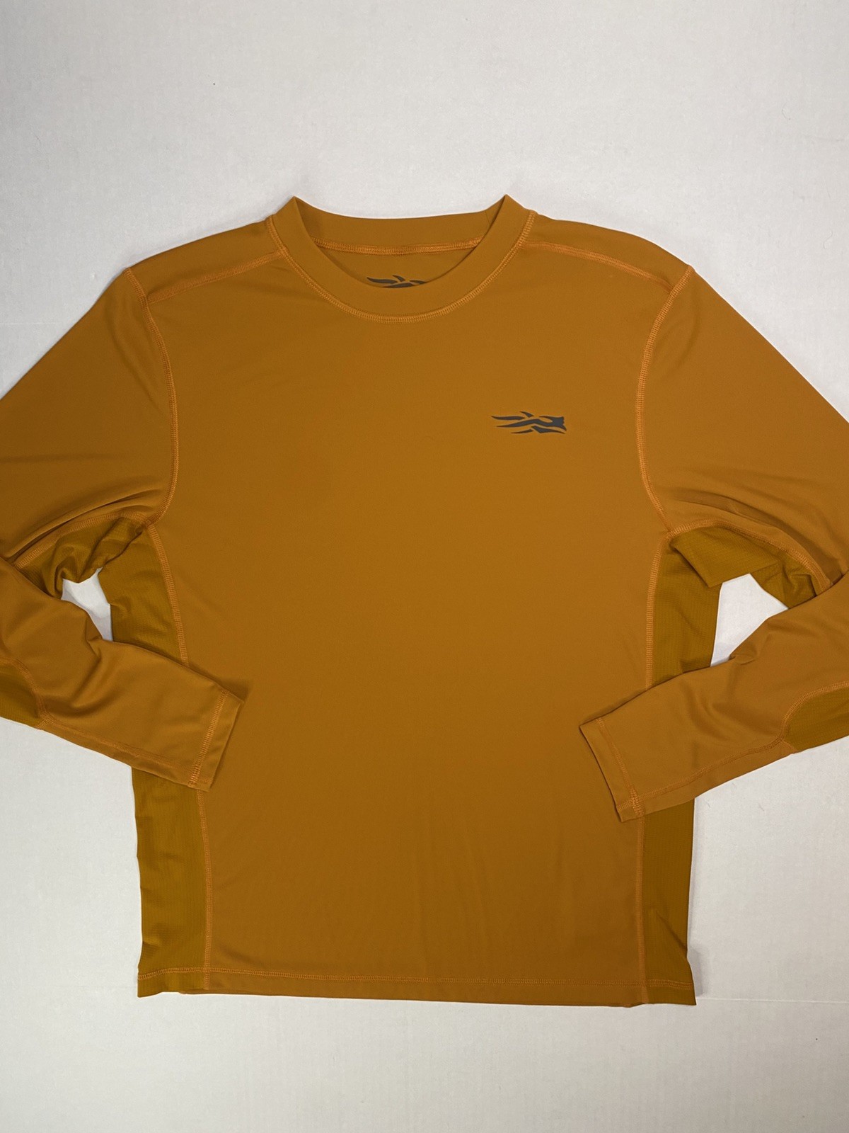 Sitka Redline Performance Shirt LS Orange Mens Large Athletic Base Layer Hunting