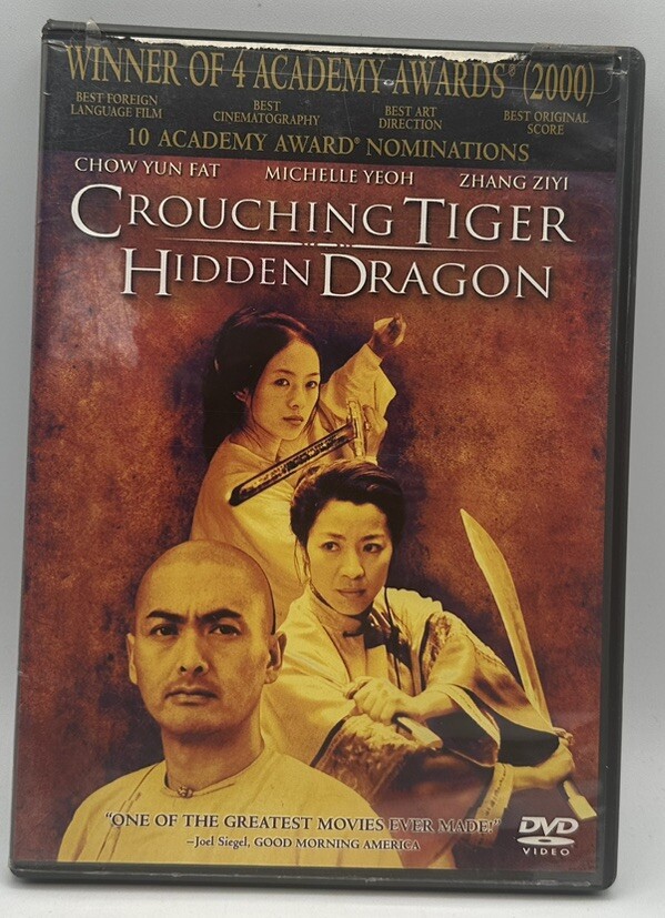 Crouching Tiger Hidden Dragon DVD Chow Yum Fat Zhang Ziyi  Free Shipping 2000