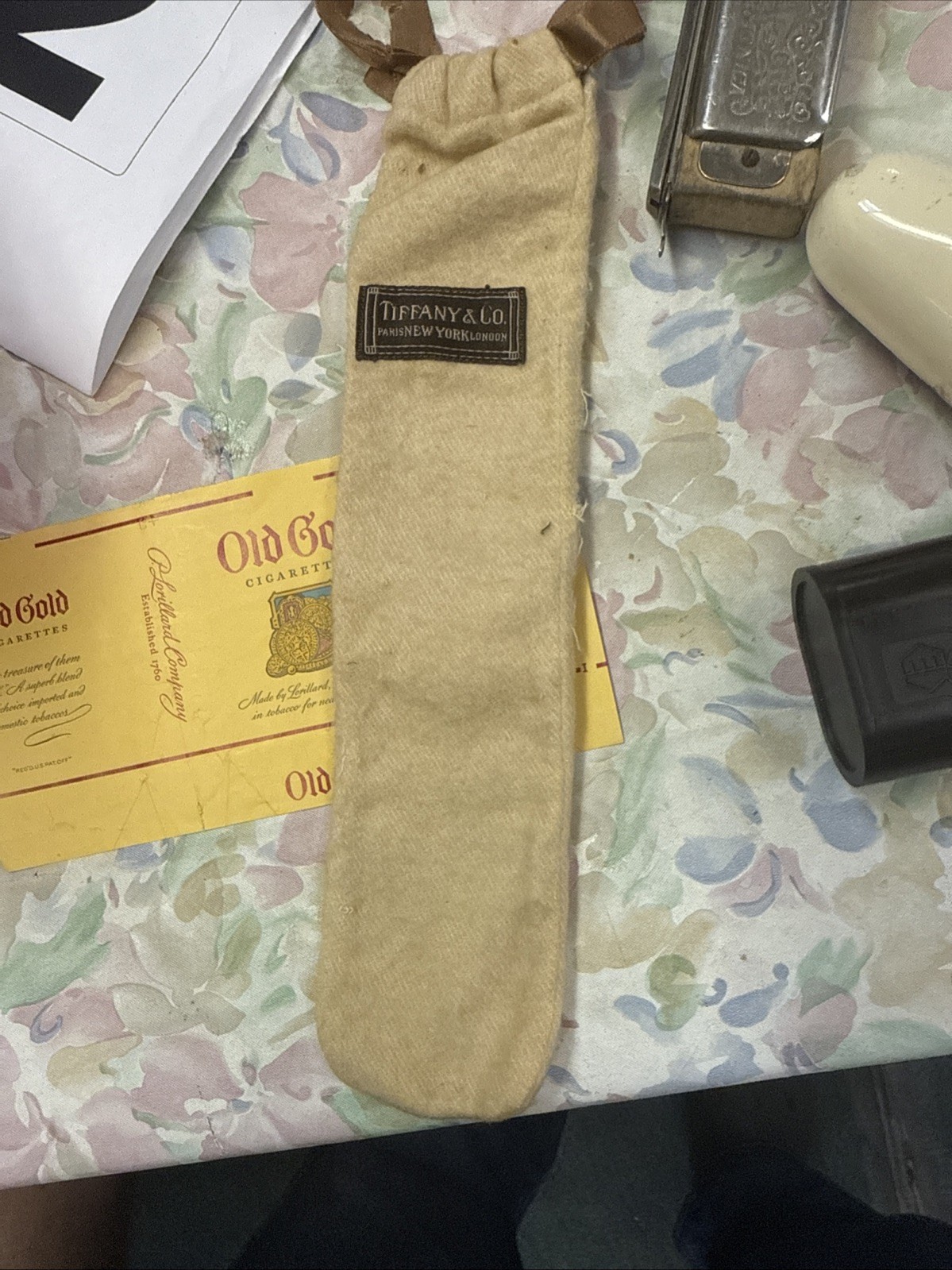 Tiffany & Co Flannel Flatware silver Storage bag tarnish resistant