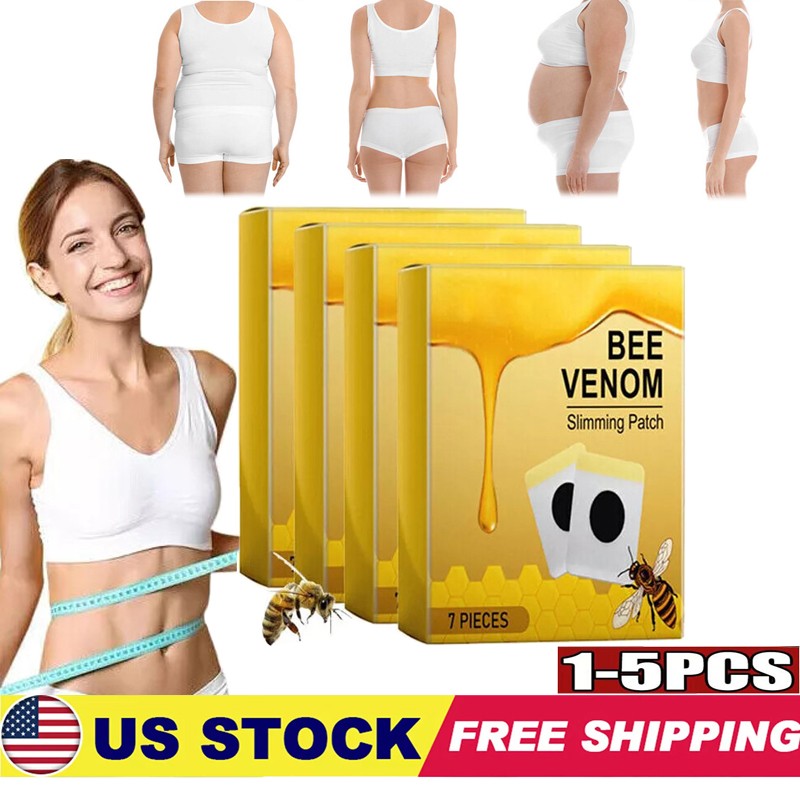 Bee Venom Lymphatic Drainage & Slimming Patch for Women and Men Body Slim-5 Box