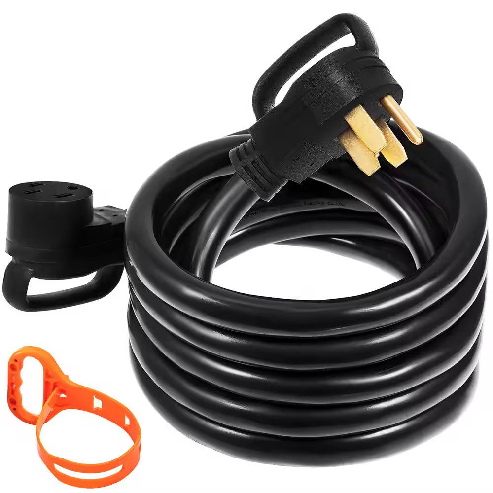 50 Ft. 50 Amp 125 to 250-Volt 6/8 RV Extension Cord RV & Marine Extension Cords