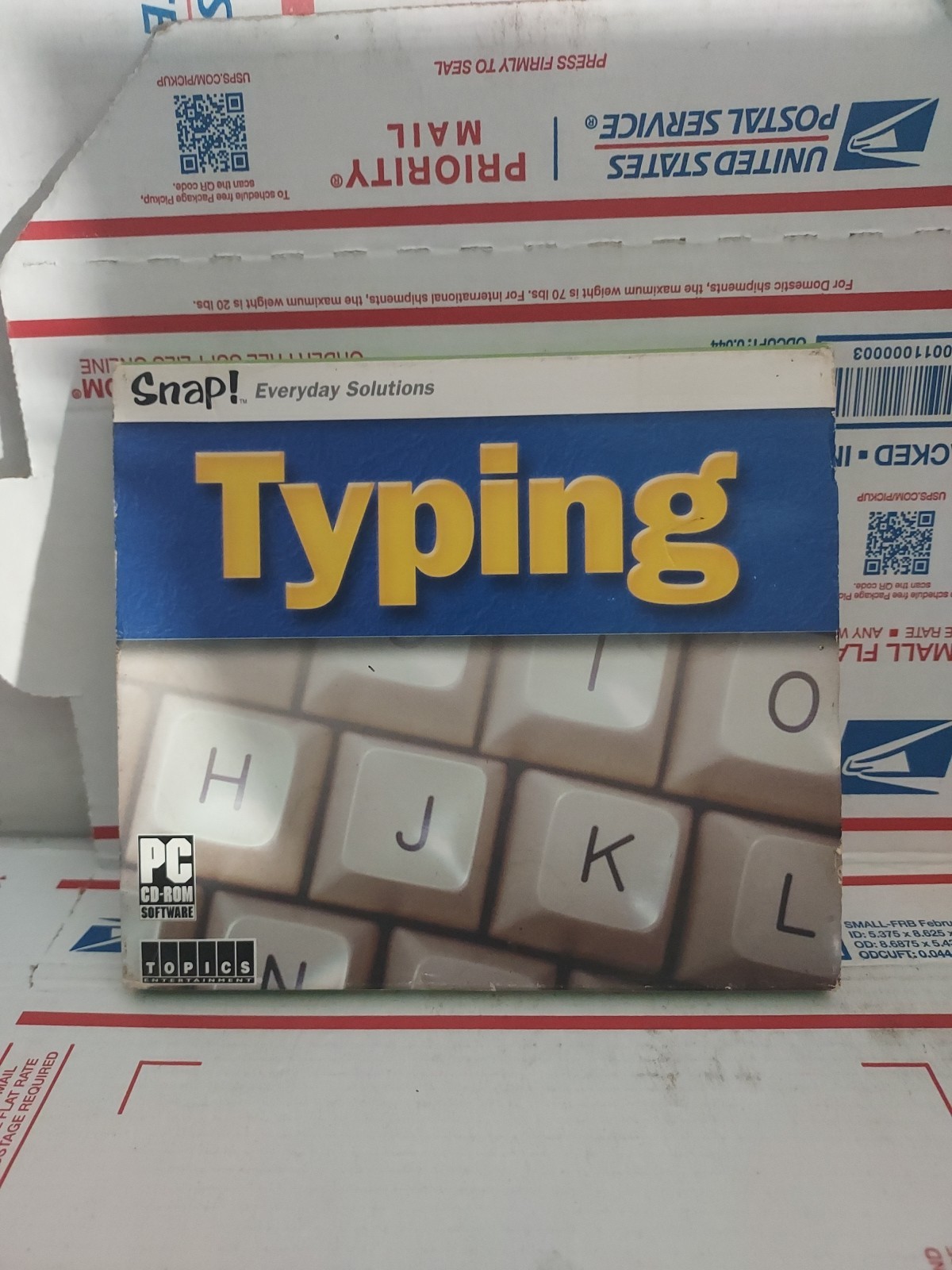 Topics Snap! Typing Tutor Keyboard Software PC 95 98 ME NT 2000 XP CD-ROM - #139
