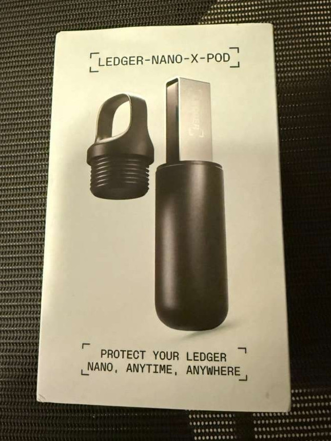 Ledger - Nano X Crypto Hardware Wallet Pod - Black (NEW, OPEN BOX)