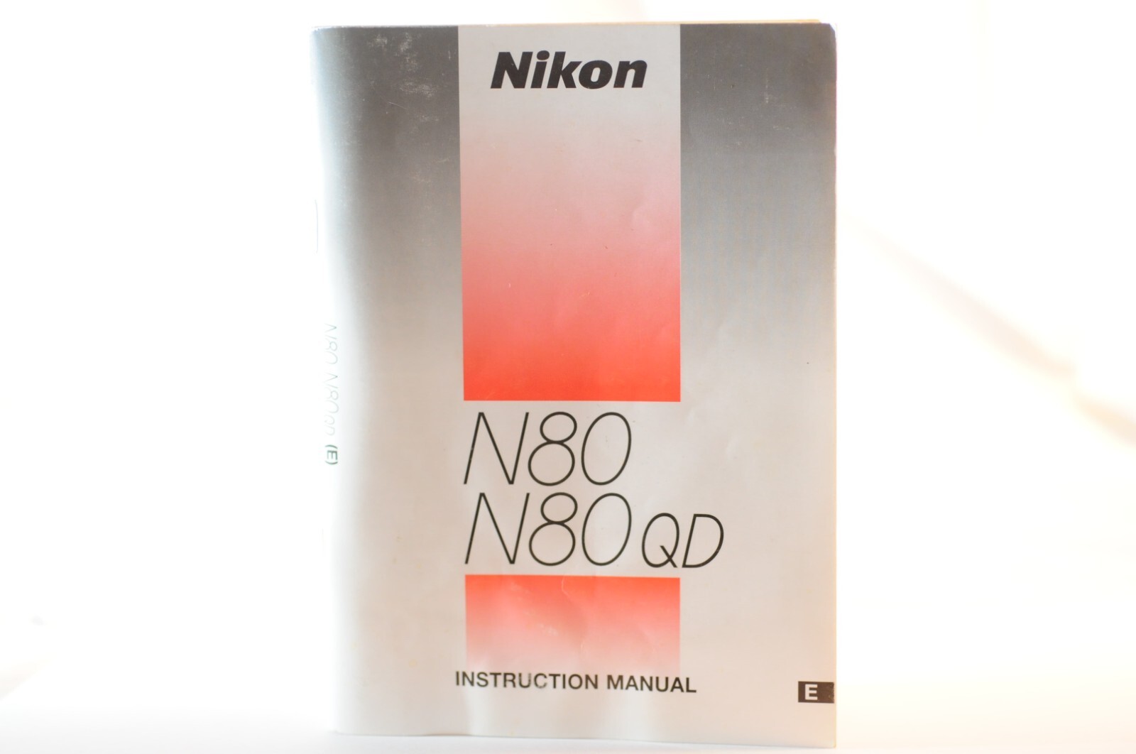 Nikon N80 F-80 QD 35mm FILM SLR Camera instruction owner's manual guide ORIGINAL