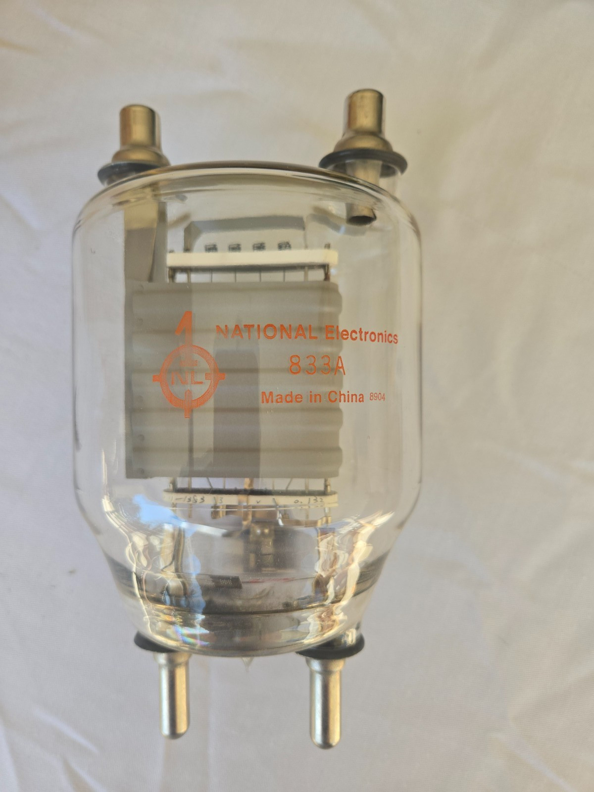 833A National Electronics Electron Tube-- MARKED USED