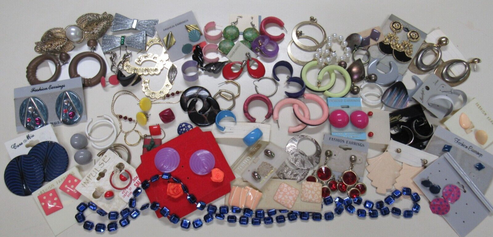 Junk Drawer MIXED Lot Jewelry for Crafts Repair Repurpose,SOME WEARABLE, singles