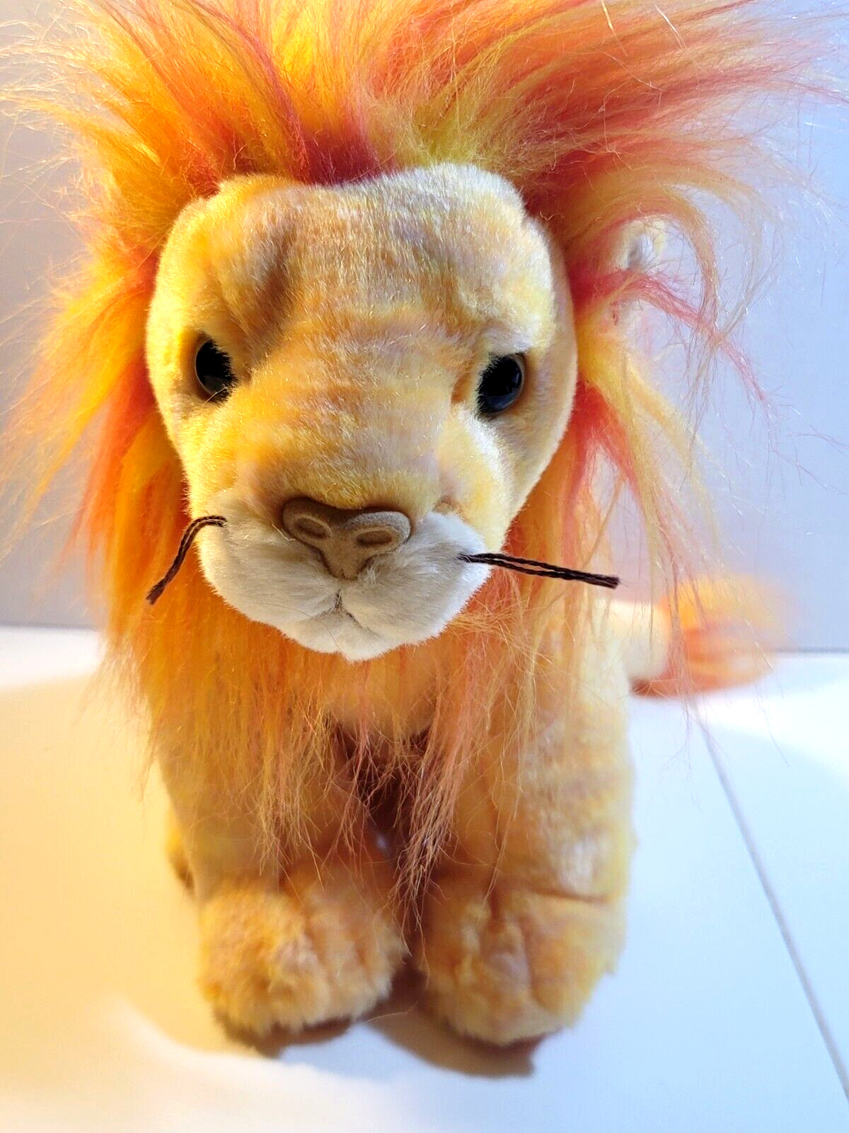 Ty Beanie Buddies Buddy Bushy The Lion 2000 Orange Yellow Vintage Plush Animal