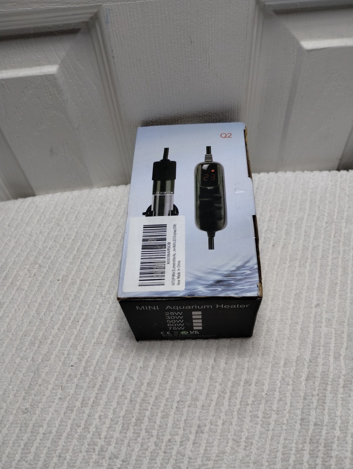 Mini Submersible Aquarium Heater 25W for 1-6 Gallon Fish Tank with Controller