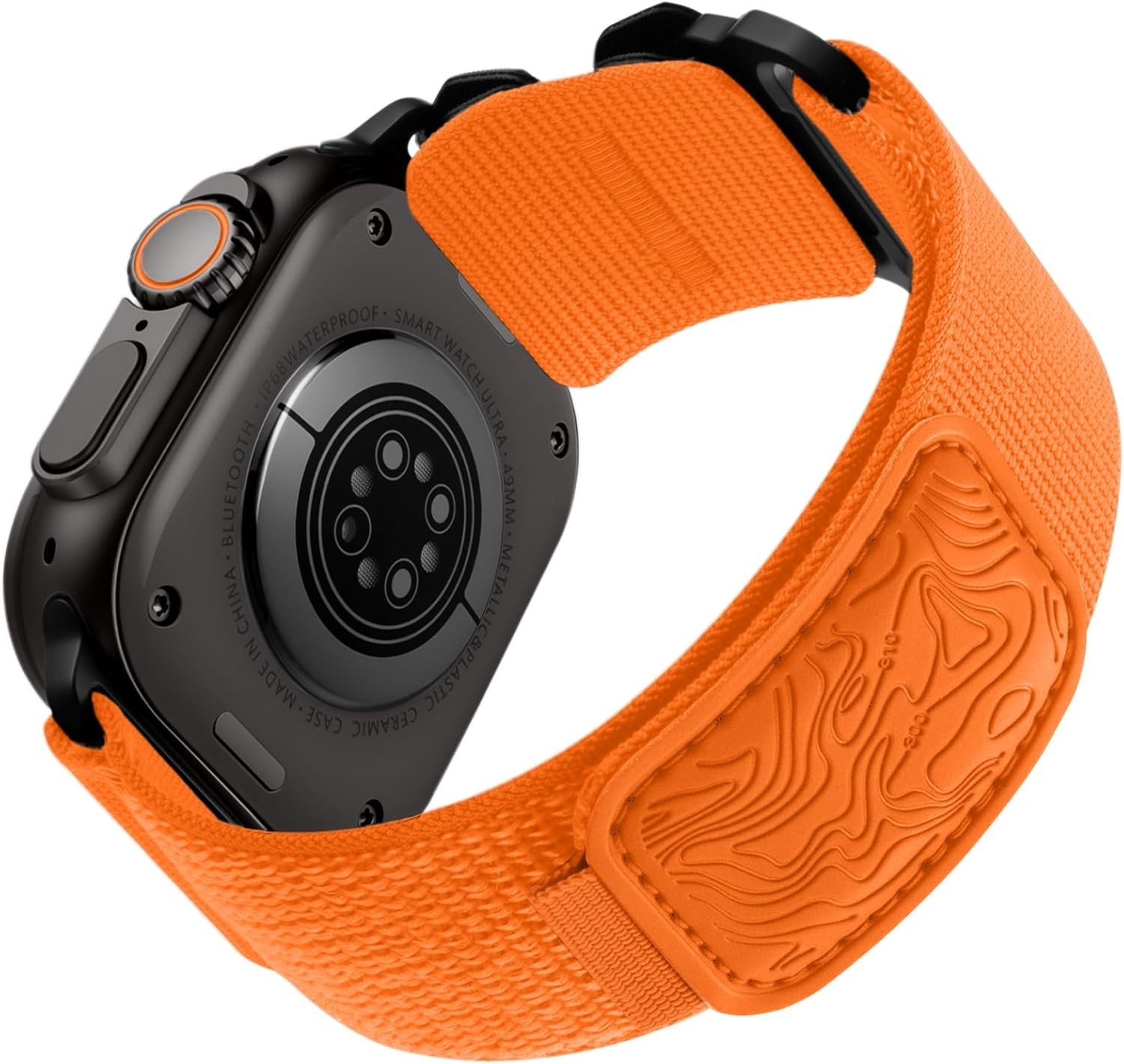 Stretchy Nylon Strap Compatible with Apple Watch Ultra 49mm, 46mm, 45mm