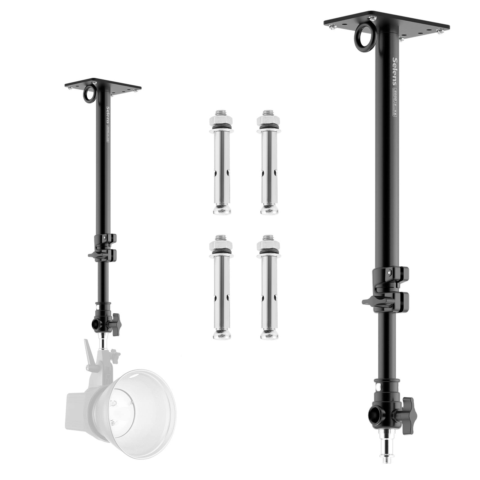Selens Photography Studio Wall Mount, Camera Wall Ceiling Mount Boom Arm Up t...