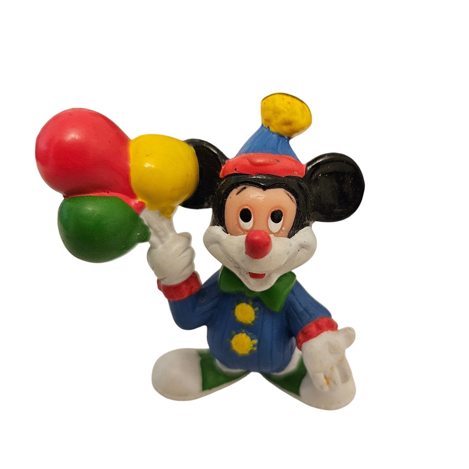 Vintage Mickey Mouse Clown PVC Cake Topper