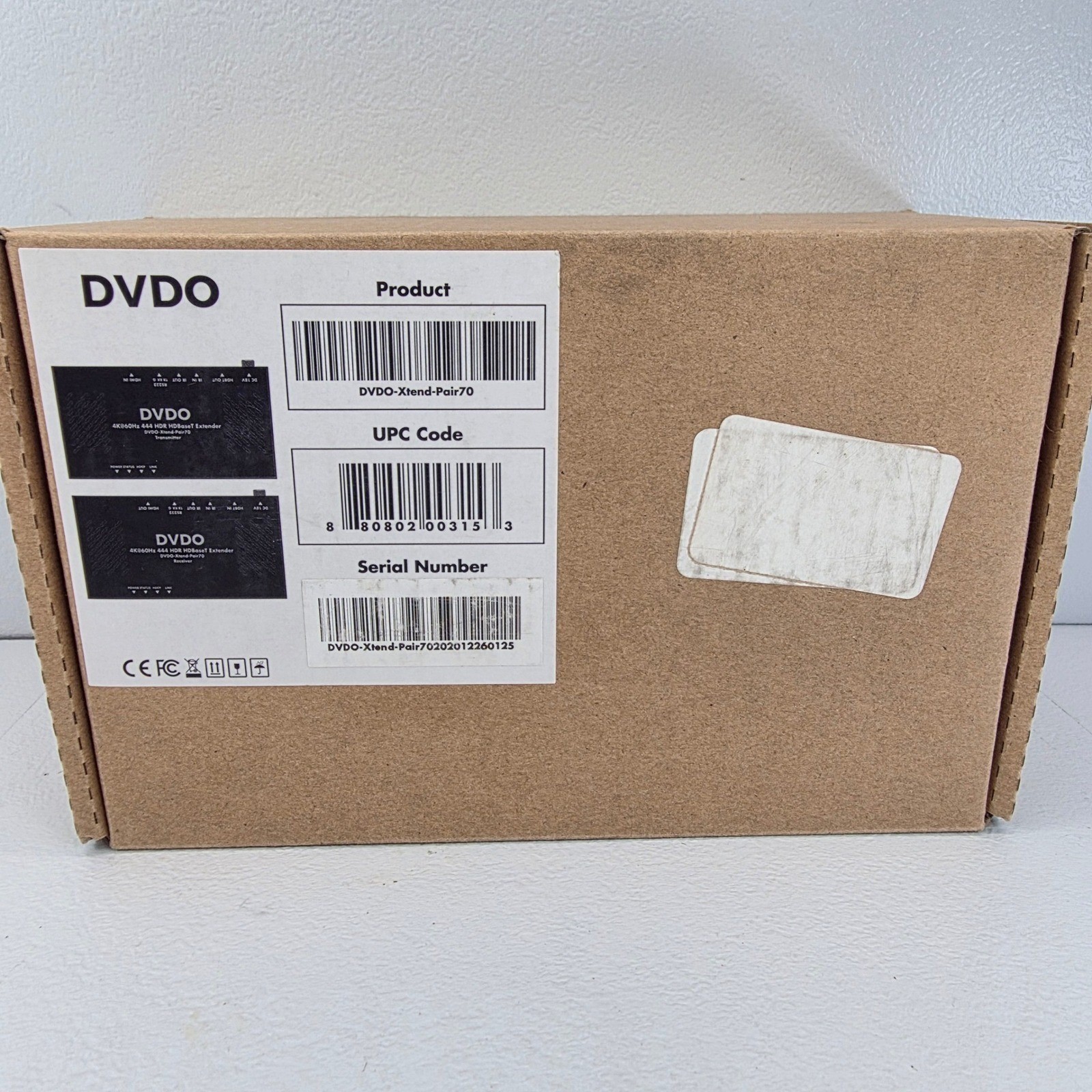 DVDO Xtend-Pair70 4K 60Hz 444 HDR HDBaseT Extender Transmitter Receiver Set NEW