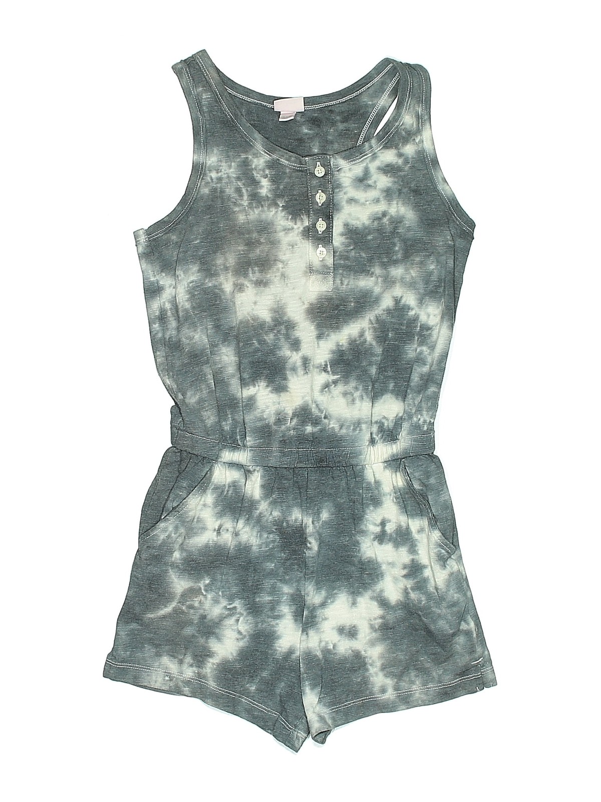 More Than Magic Girls Gray Romper 7