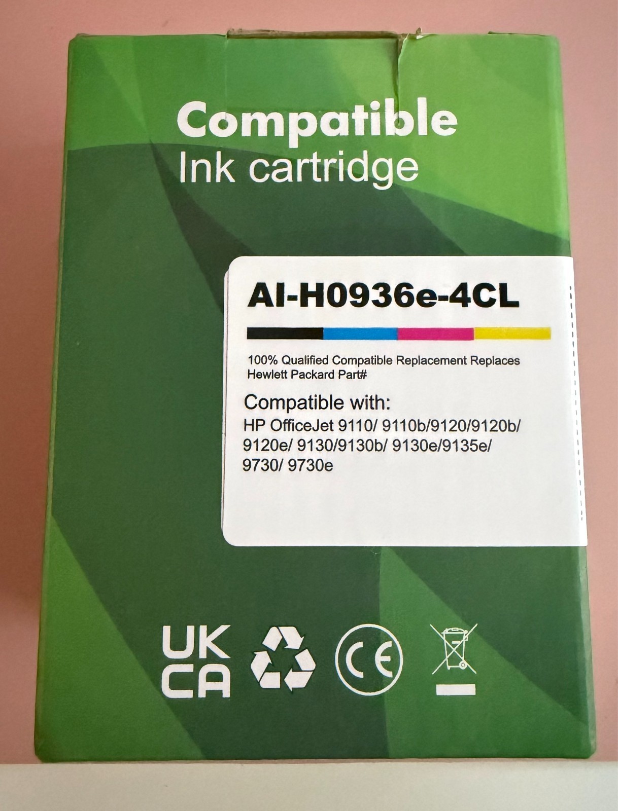 936XL 936e Ink Cartridges Combo Pack 4 Color XL High Yield Printer Ink Set