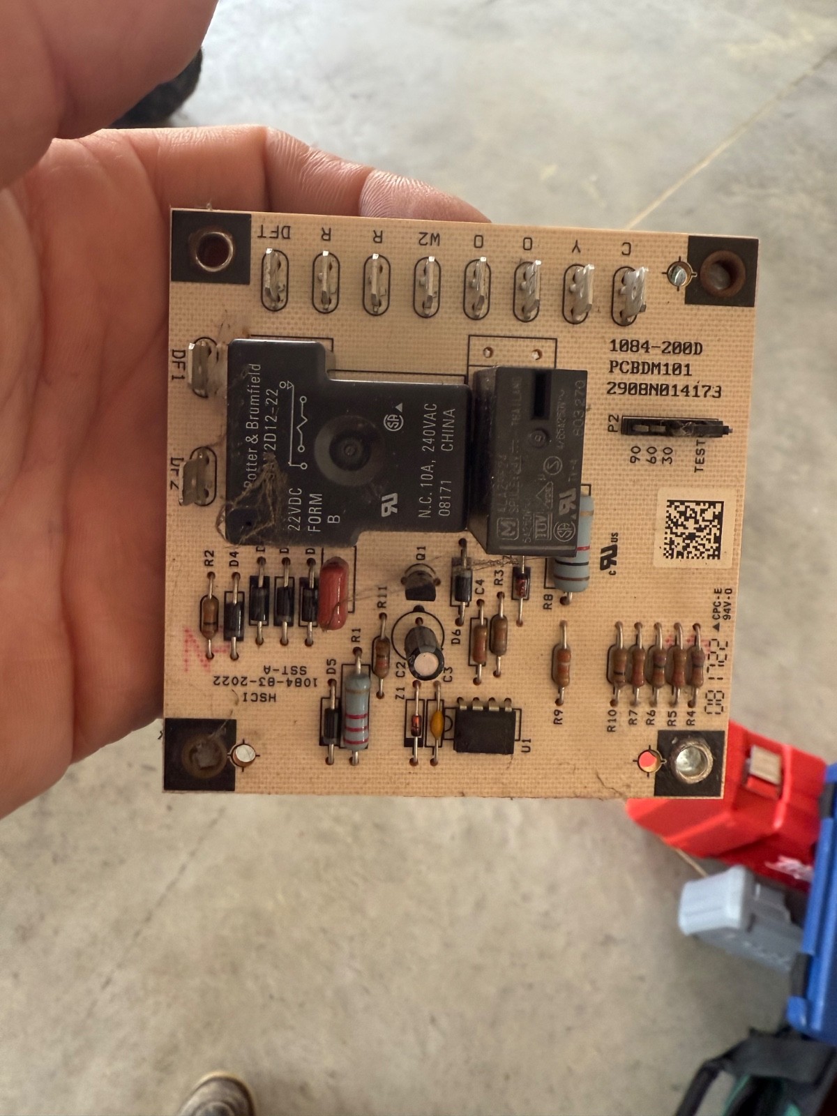 1084-200D GUARANTEED TESTED & WORKING Defrost Control Board PCBDM101