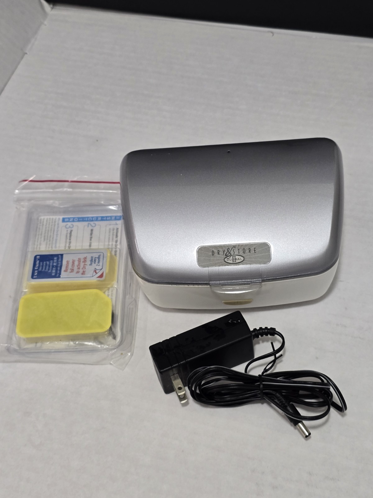 Global II by Dry & Store | Electric Hearing Aid Dehumidifier with UV-C Lamp