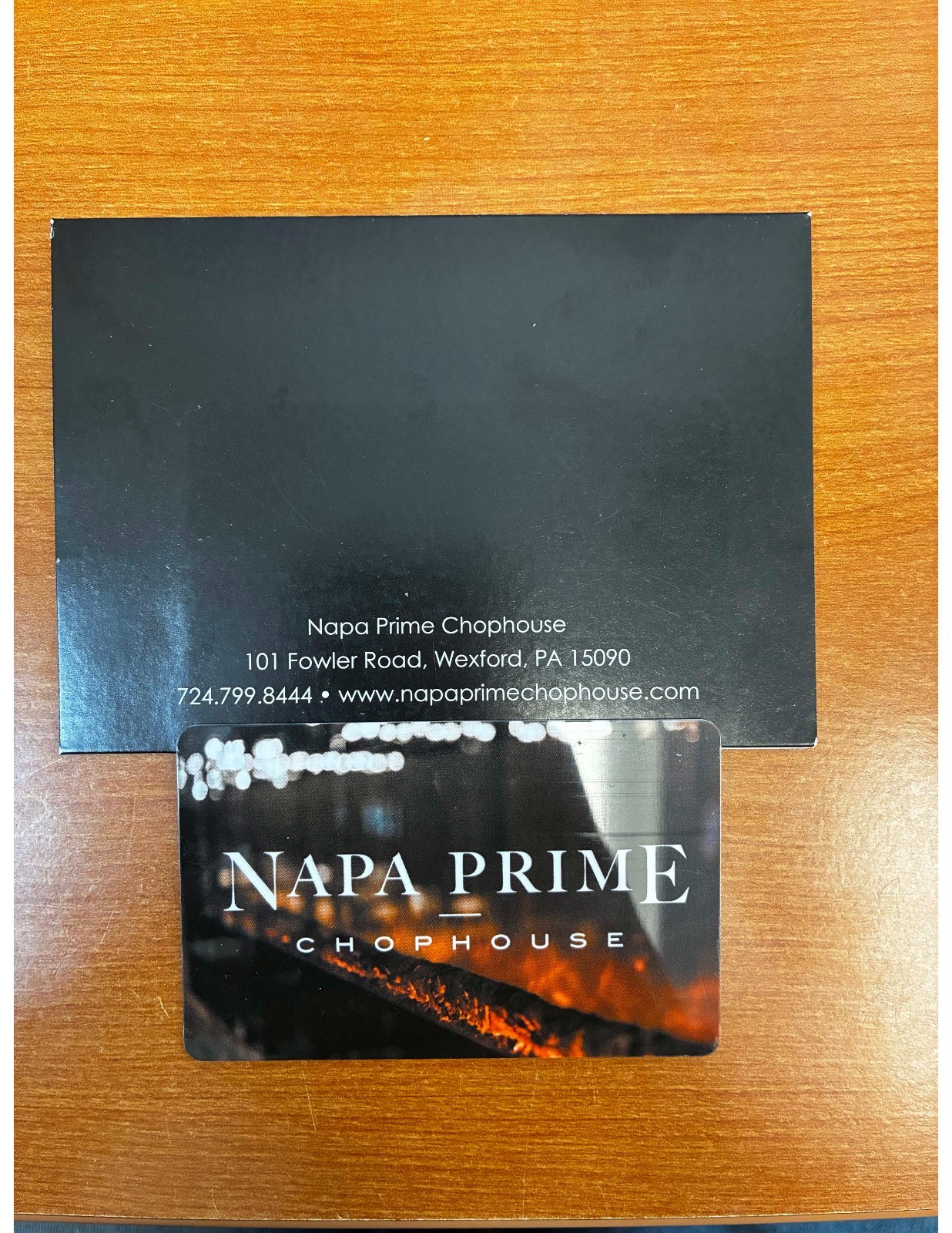 Napa Prime Chophouse - $500 Gift Card