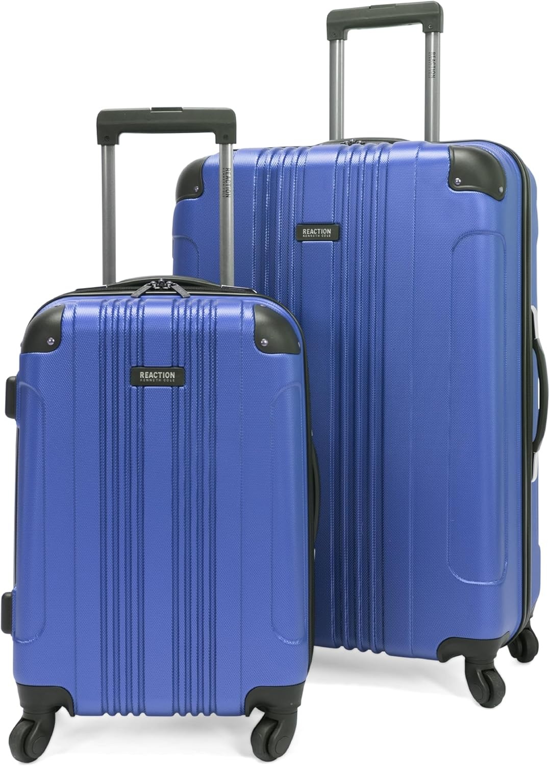 Kenneth Cole REACTION Out of Bounds 4-Wheel Spinner Luggage Cobalt Blue 2-Piece