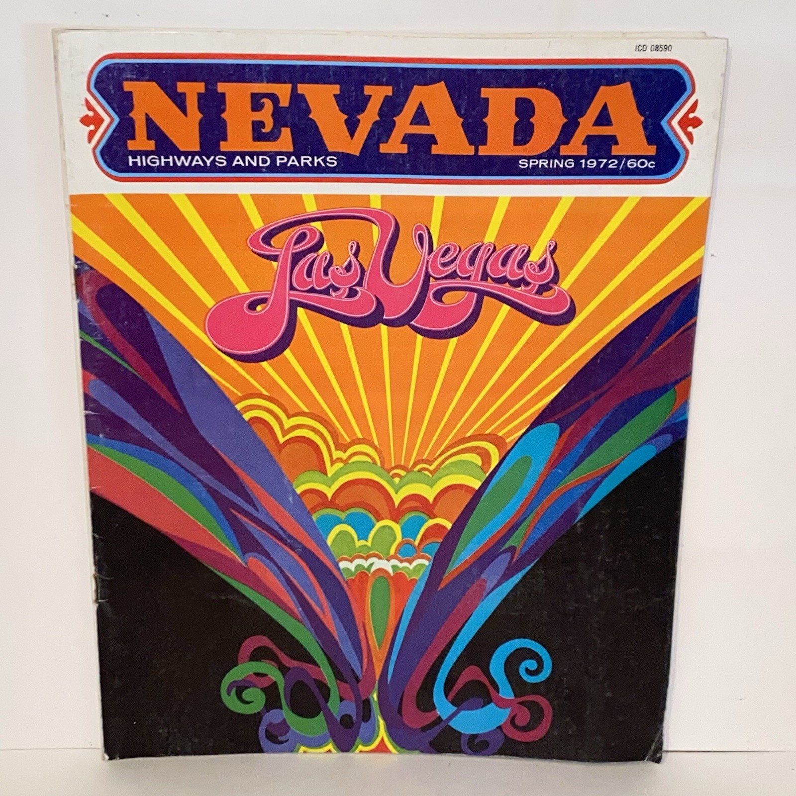 Vintage Spring 1972 Nevada Highways & Parks Las Vegas Tourist Travel Vacation