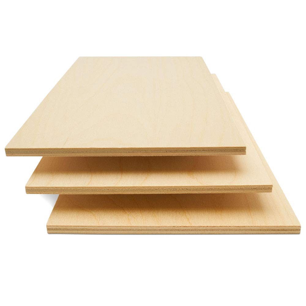 Baltic Birch Plywood, 1/4 Inch - 6 mm Craft Wood, Large B/BB Grade Baltic Bir...