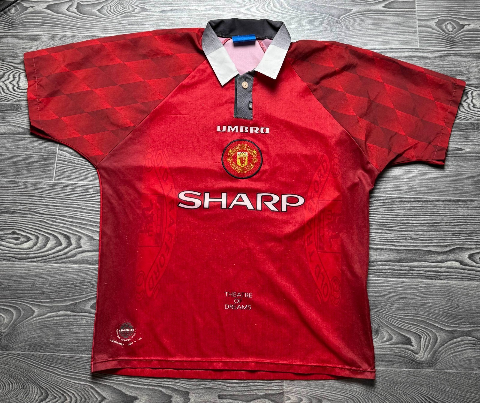 Manchester United - English Premier League - 1996 SIZE L