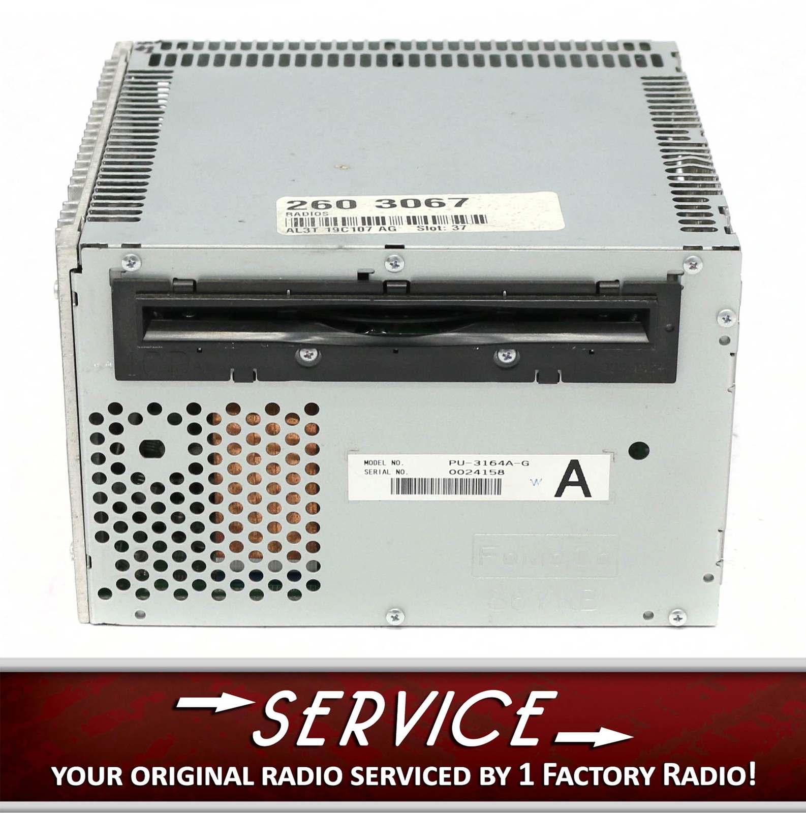 Remanufacture SERVICE 2010 Ford F-150 AM FM CD MP3 Player Radio AL3T-19C107-AG