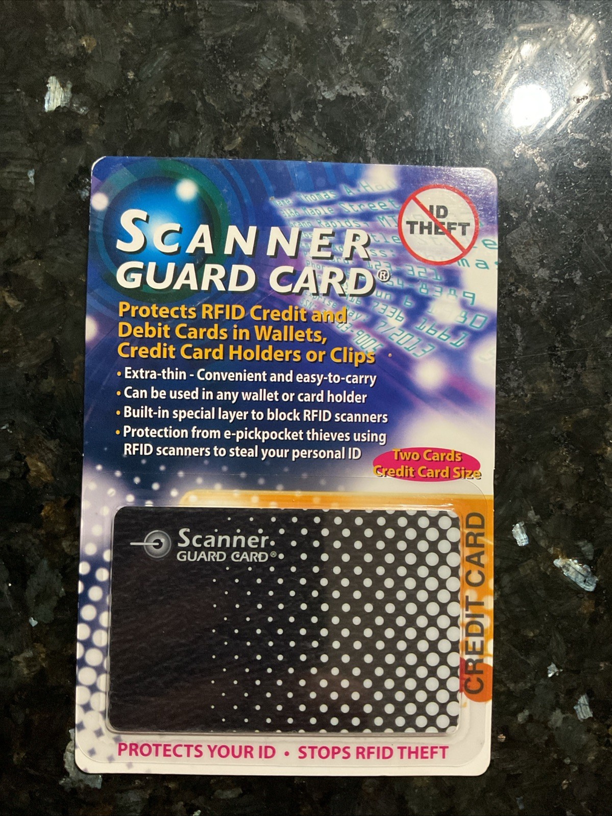 RFID SCANNER GUARD MIRROR Card- 2 In The Package