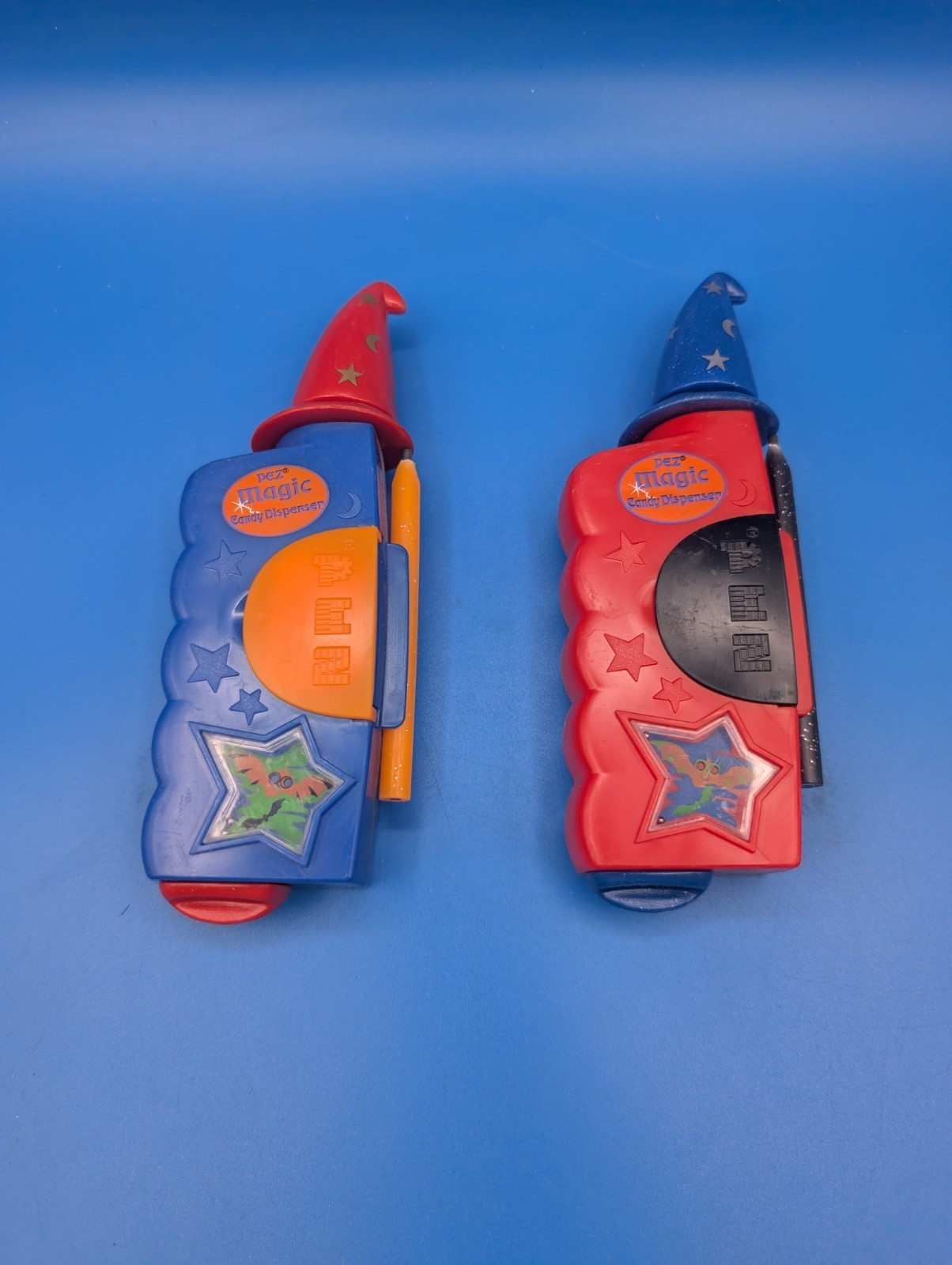 Lot Of 2 Vintage PEZ Magic Candy Dispensers - Used